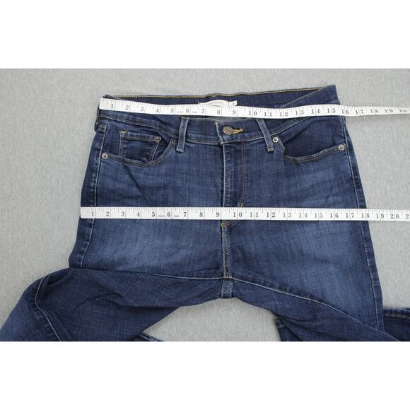 Levis Jeans Womens 8M (29 x 32) Blue Cotton Blend Stretch Classic Bootcut - Picture 6 of 8